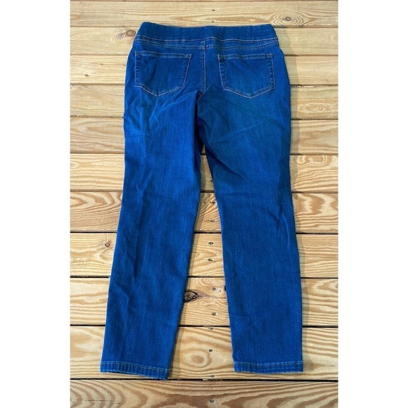 NEW D&Co Denim Pull On Jeggings Petite Size 4P Women’s Blue - Picture 2 of 9